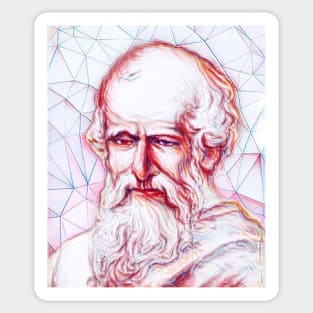 Archimedes Portrait | Archimedes Artwork Sticker